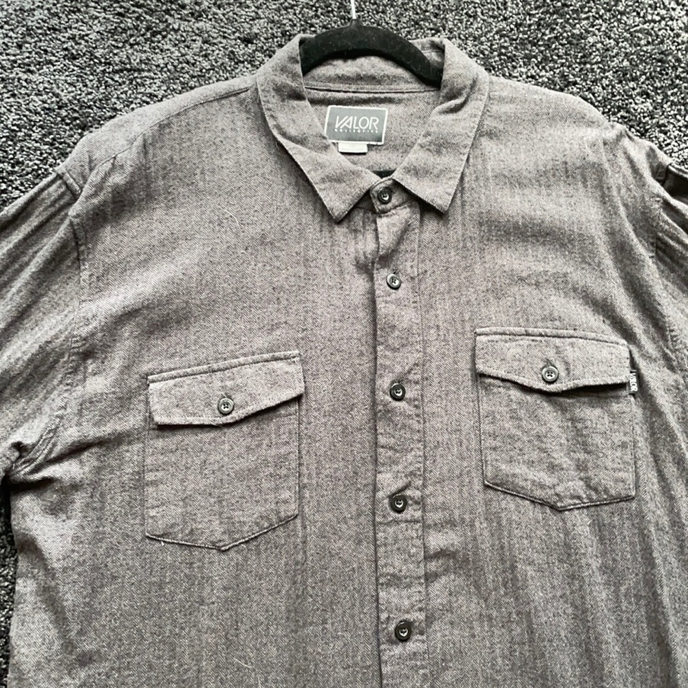 Casual long sleeve button down.